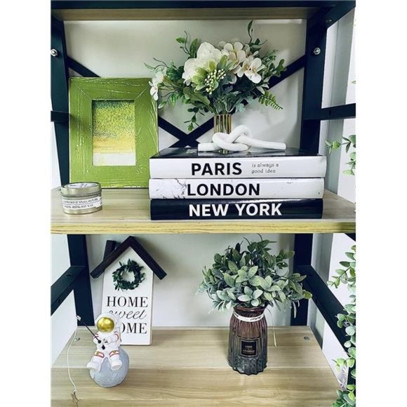 3 Pieces Fashion Decorative Book,Hardcover Modern Decorative Book Stack,Fashion - Picture 6 of 6